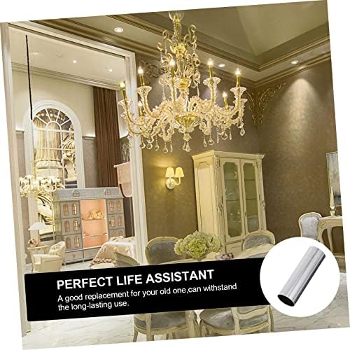 2Pcs Crystal Chandelier Lamp Base Covers for Elegant Lighting Replacement