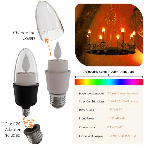 Velaflame Smart Flameless Candle Light Bulb