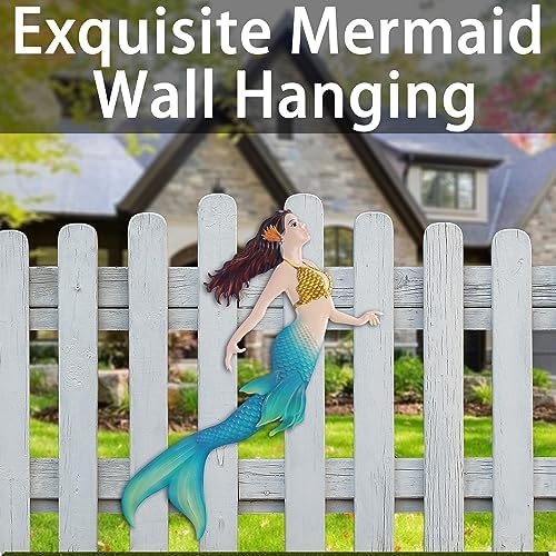 Johns Studio 149 Inch Metal Mermaid Wall Decor