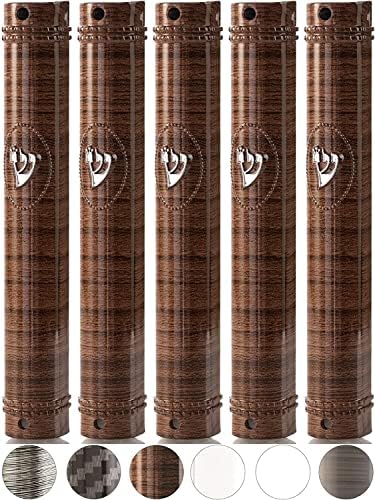 SUPER STAM Mezuzah Case Holder Set of 5 1