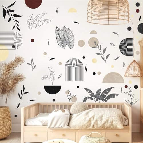 Kazova Vintage Abstract Geometric Wall Decals