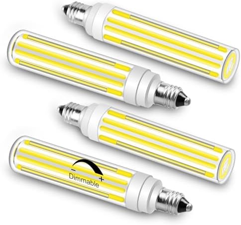 ZHENMING Updated Dimmable E11 LED Bulb 15W 1500LM 4 Packs