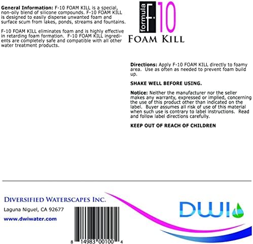 DWI Formula F-10 Foamkill - 1 Gallon 1