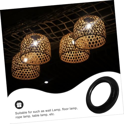 Light Socket Shade for E27 Fixtures Universal Lamp Holder Collar Ring