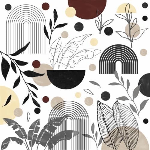 Kazova Vintage Abstract Geometric Wall Decals