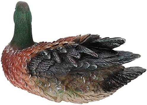 OUKENS Resin Outdoor Duck Statue Garden Decoration