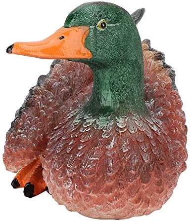 OUKENS Resin Outdoor Duck Statue Garden Decoration