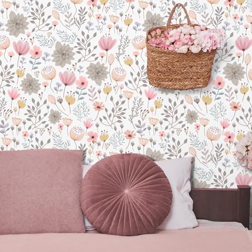 Kazova Floral Leaf Wall Stickers Peel and Stick