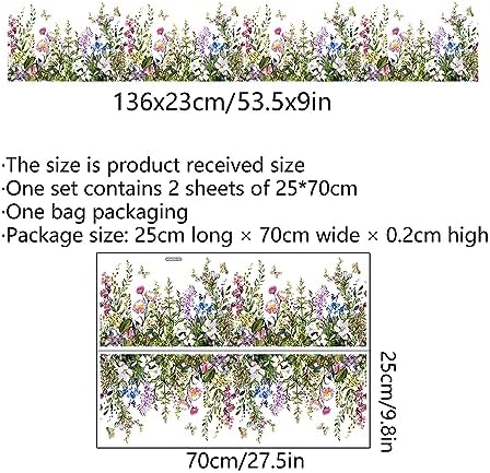 Colorful Flower Butterfly Wall Sticker by Sacinora