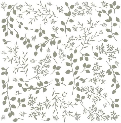 Kazova Green Leaf Wall Stickers for Bedroom and Living Room
