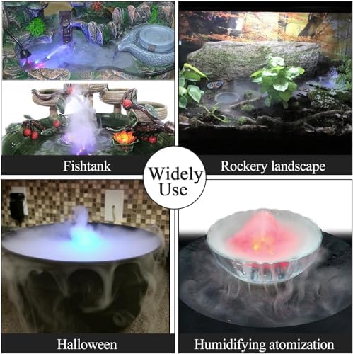 AGPTEK 400mLH Mini Mist Maker for Pond and Garden