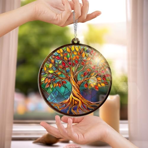 ARVEXO Tree of Life Viking Decor 6 in Suncatcher