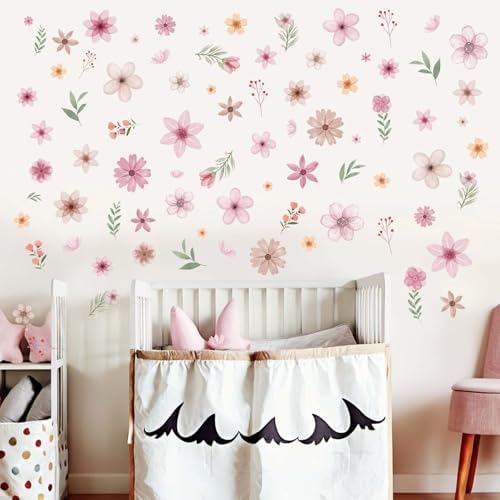 Boho Flower Wall Stickers for Bedroom
