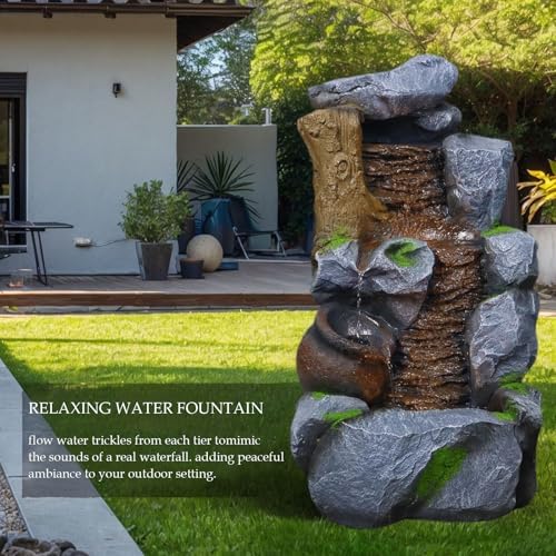 Tolatr Outdoor Water Fountain with LED Lights