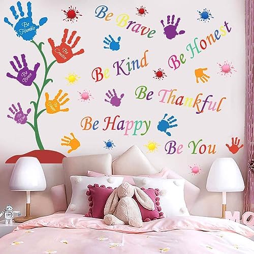 Colorful Inspirational Wall Decals for Kids Room
