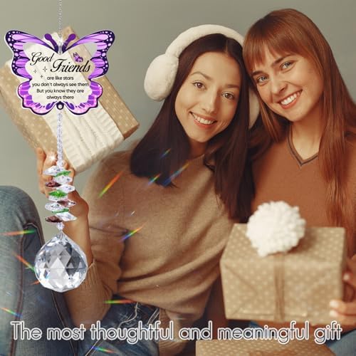 Butterfly Crystal Ball Sun Catcher for Best Friend Gifts