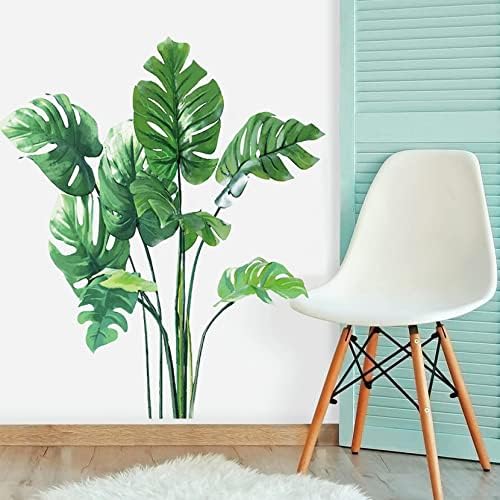 Giant Leaf Wall Decals for Bedroom and Living Room