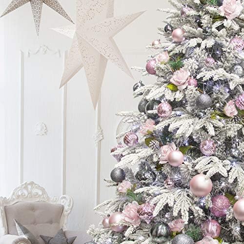 KI Store 315-Inch Gray Christmas Balls 20pcs