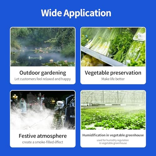 Ultrasonic Mist Maker 6 Head Fogger with Float IP67 Waterproof