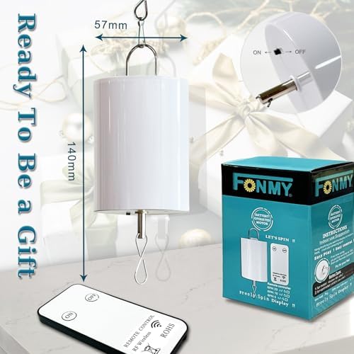 Fonmy Hanging Display Motor with Remote 5 RPM