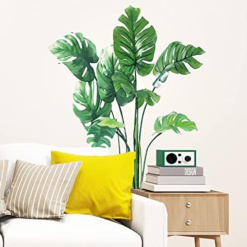 Giant Leaf Wall Decals for Bedroom and Living Room