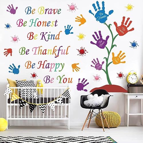 Colorful Inspirational Wall Decals for Kids Room