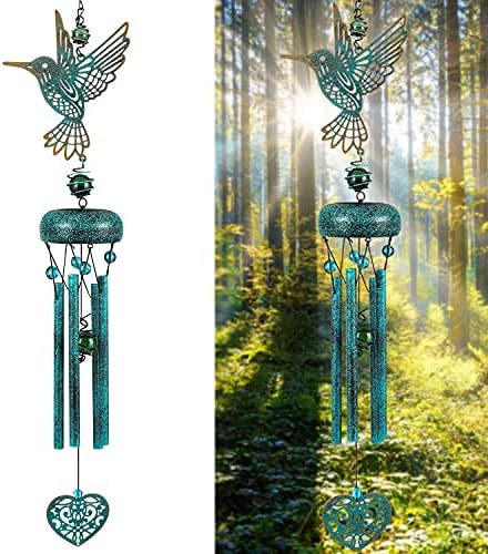 Hummingbird Wind Chimes for Outside Decor