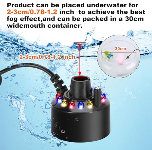FITNATE Mist Maker with 12 LED Lights