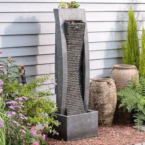 Water Fountain with LED Lights and Pump