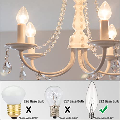 GooChan 3 Inch White Candle Cover Sleeves 12-Pack