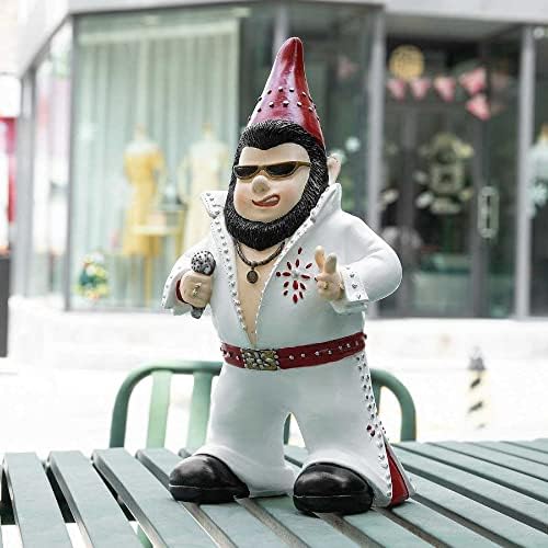 Large Resin Gnome Garden Statue Outdoor Decor