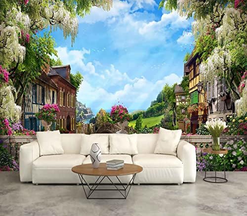 Venice Garden Wall Mural 151x105 Inch Stickers