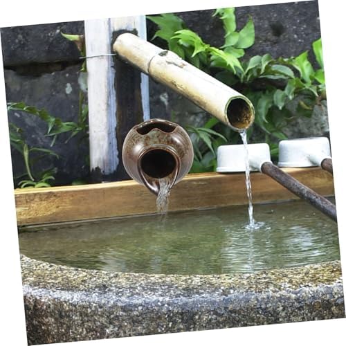 VICASKY Solar-Powered Outdoor Fountain Decor Pot