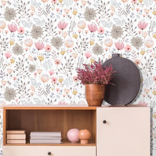 Kazova Floral Leaf Wall Stickers Peel and Stick