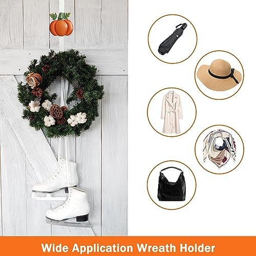 2 Pack Halloween Wreath Hangers for Front Door