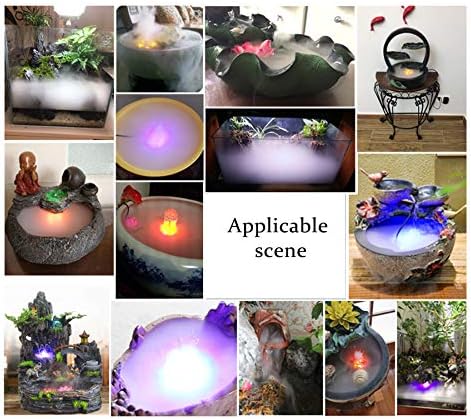 Halloween Fog Machine with 12 Color LED Lights