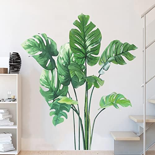 Giant Leaf Wall Decals for Bedroom and Living Room
