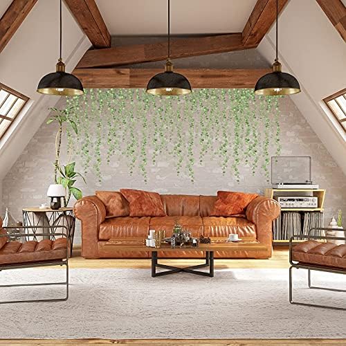 KALYLOC 6 Sheet Hanging String of Pearls Wall Decals