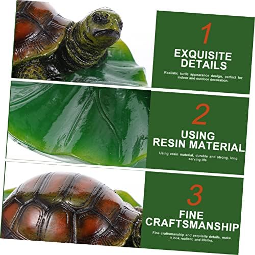 Floating Turtle Pond Decor Resin Sculpture