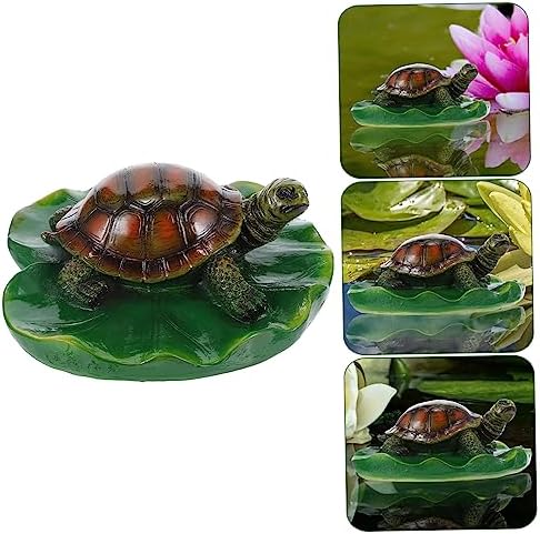 Floating Turtle Pond Decor Resin Sculpture