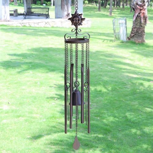 Sun-Facing Wind Chimes for Outdoor Decor