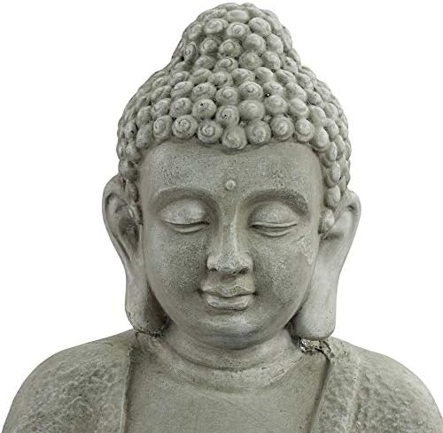 John Timberland Sitting Buddha 22 High Outdoor Fountain Decor