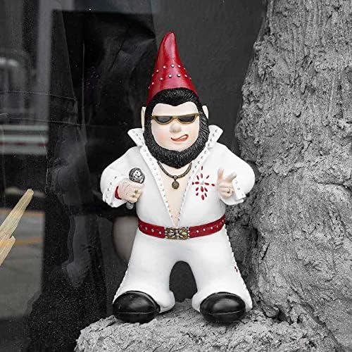 Large Resin Gnome Garden Statue Outdoor Decor