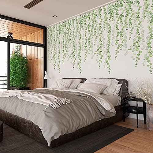 KALYLOC 6 Sheet Hanging String of Pearls Wall Decals