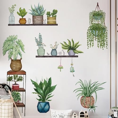 Arawat Plant Wall Decals Peel and Stick Decor