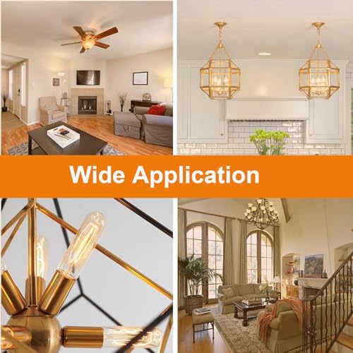 Vinaco T25 LED Bulb 4 Pack Dimmable Warm White 2700K