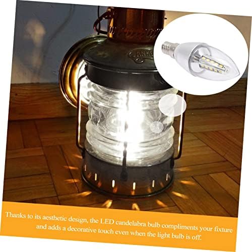 Veemoon 2pcs LED Candle Bulbs E27 Light Source Decorative