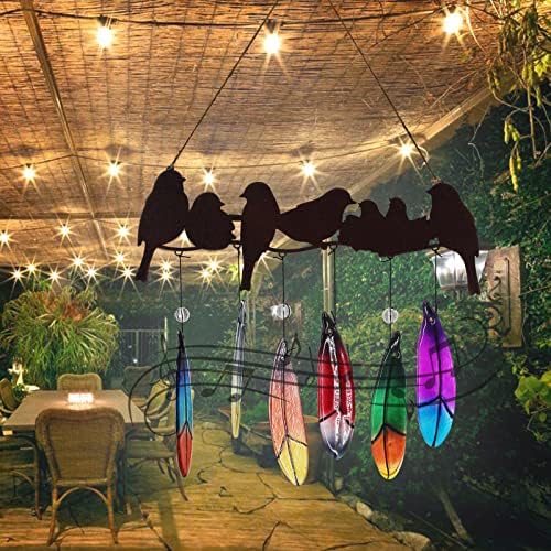 Handmade Glass Wind Chimes for Outdoor and Indoor Use