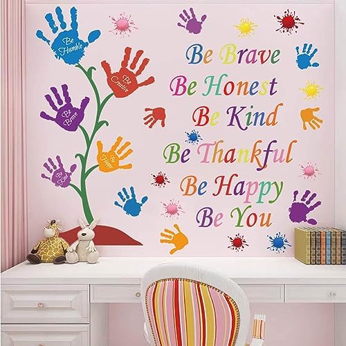 Colorful Inspirational Wall Decals for Kids Room