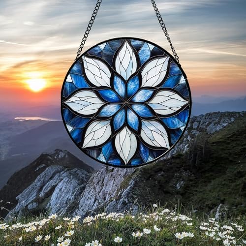 Stained Glass Window Hanging Suncatcher 118 in